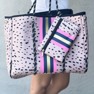 neoprene tote bag, tote bag, beach bag, purses and